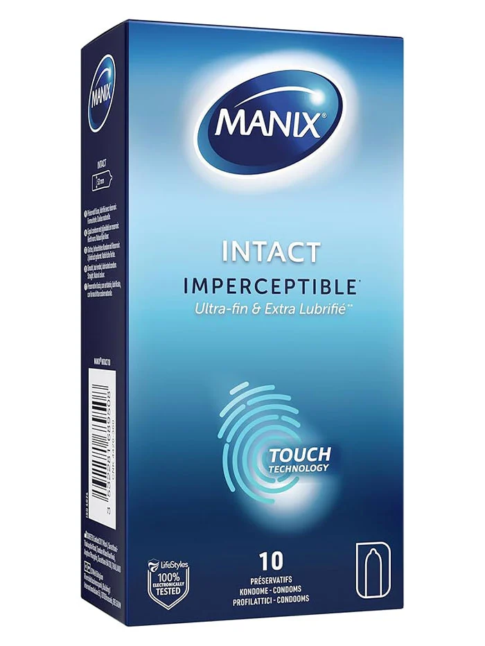 Manix prezervative 10 buc Intact Imperceptible