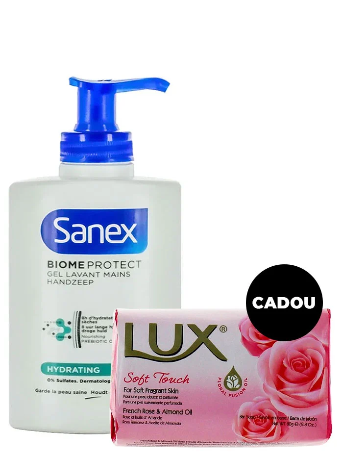 PROMO Sanex Sapun lichid cu pompa 250 ml +Lux Sapun 80 g GRATIS