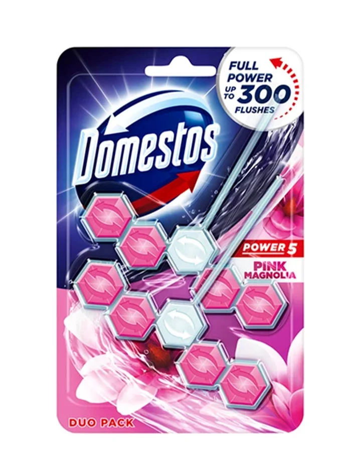 Domestos Odorizant wc cu bile 2x55 g Power 5 Pink Magnolia