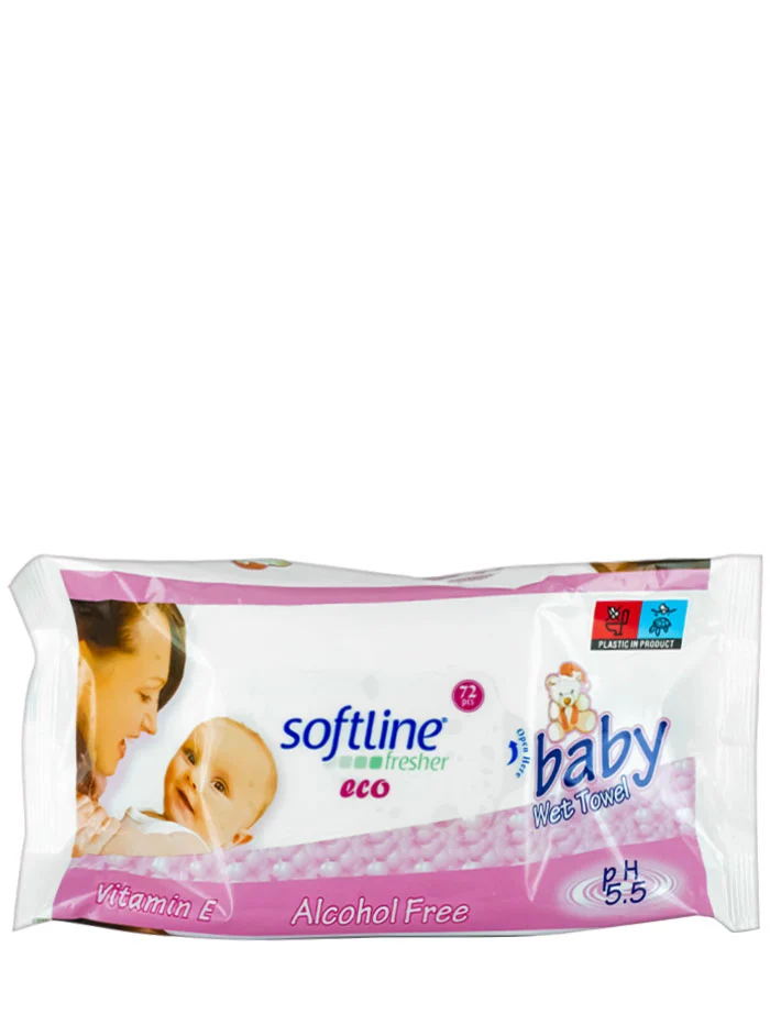 Softline Servetele umede 72 buc