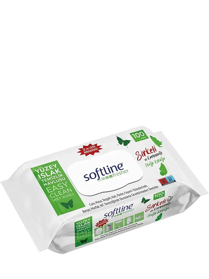 Softline Servetele umede multisuprafete 100 buc Verde