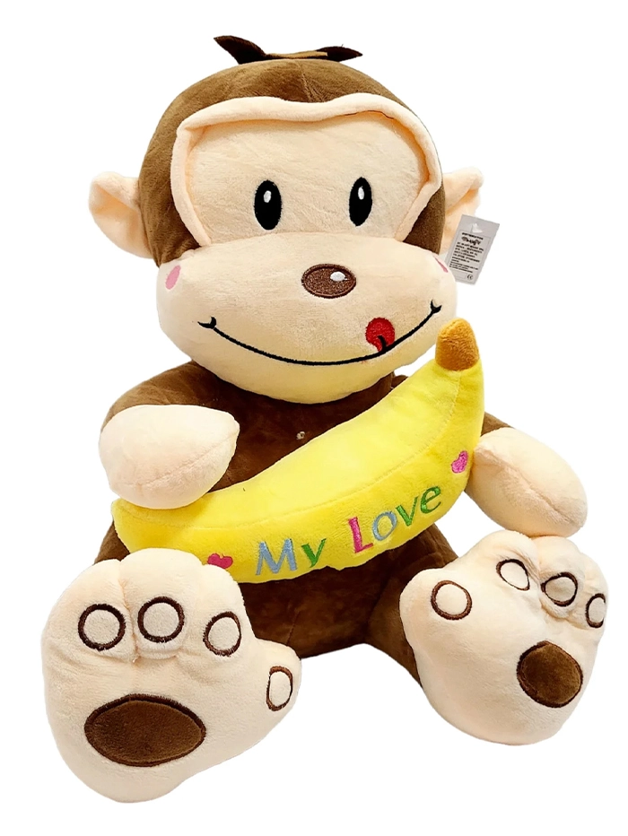 Jucarie de plus Monkey My Best Friend 37 cm