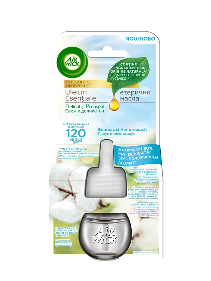 Airwick Rezerva aparat electric 19 ml Cotton&Crisp Air