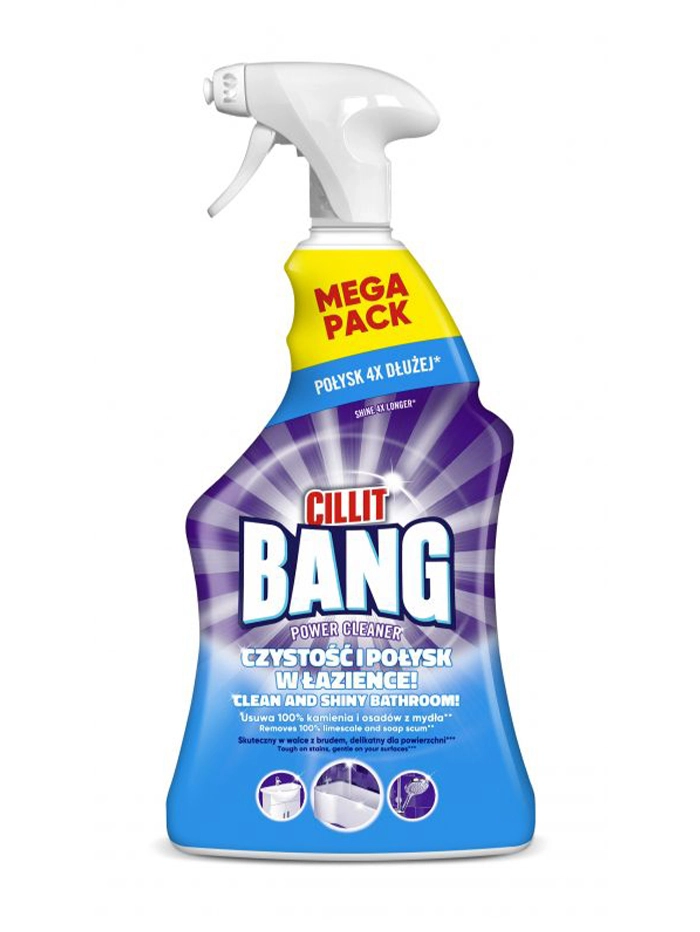 Cillit Bang Solutie curatat baie cu pompa 900 ml Power Clean&Shiny Power