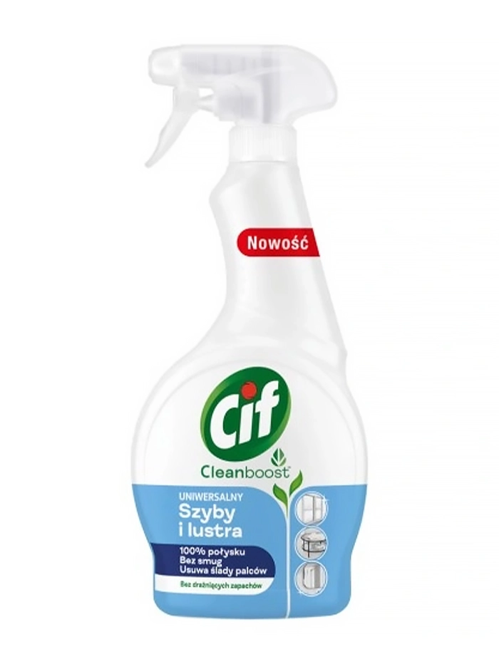 Cif Solutie curatat geamuri cu pompa 500 ml Cleenboost
