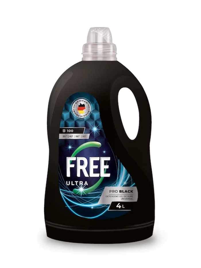 Ultra Free Detergent Lichid 4 L100 spalari Pro Black