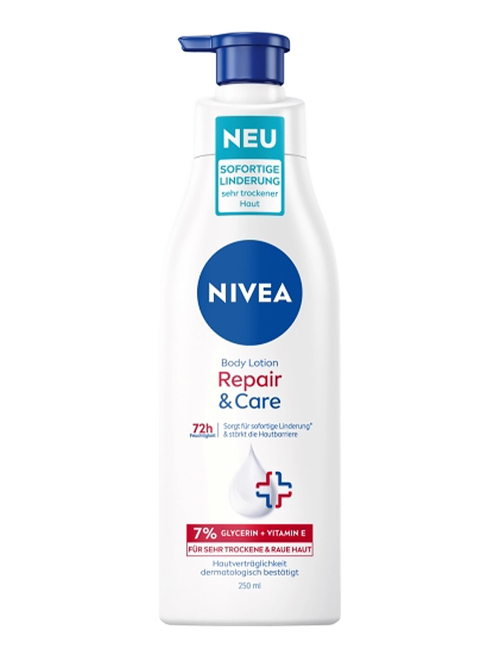 Nivea Lotiune de corp cu pompa 250 ml Repair & Care