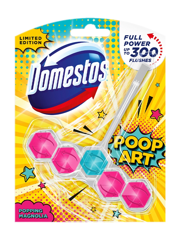Domestos Odorizant wc cu bile 55 g Popping Magnolia