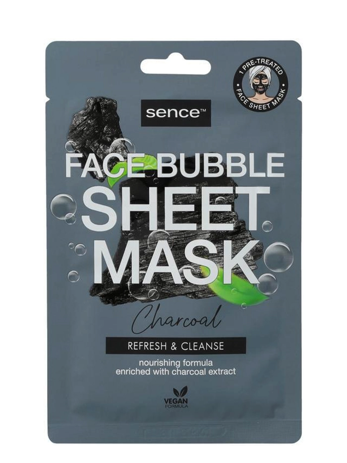 Sence Beauty Masca de fata 20 ml Charcoal