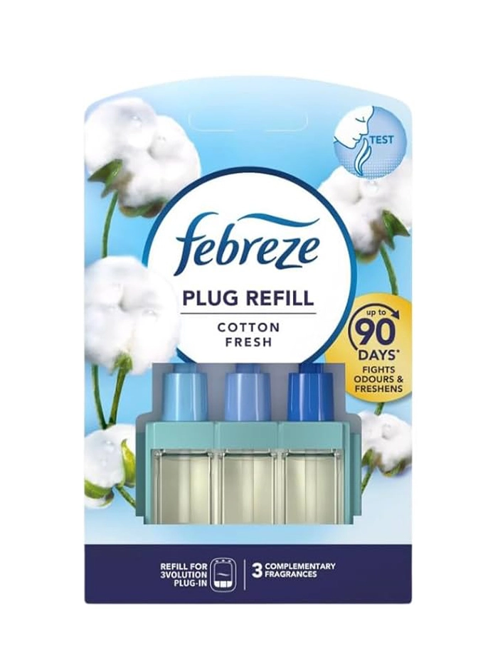 Febreze Rezerva Odorizant Priza 3 volution 20 ml Cotton Fresh