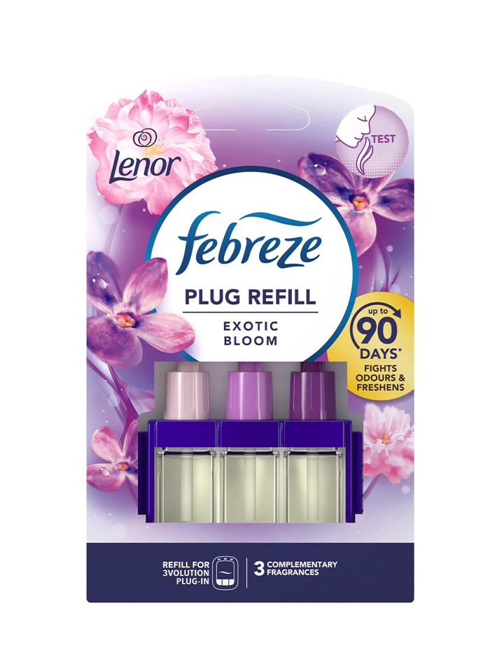 Febreze Rezerva Odorizant Priza 3 volution 20 ml Exotic Bloom