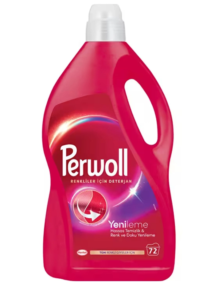 Perwoll Detergent Lichid 3.96 L 72 spalari Color