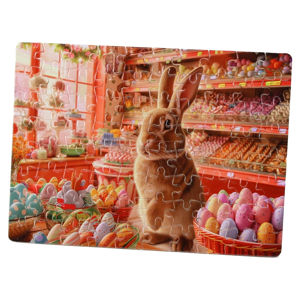 Puzzle 80 piese Iepuras 20x14.5 cm cod:6309