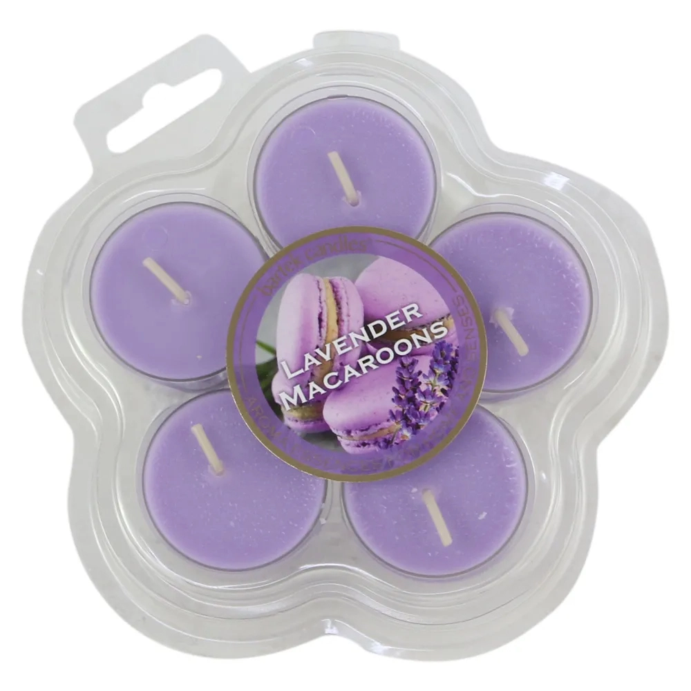 Set 5 lumanari parfumate Lavender Macaroons/Cake 3.5 cm