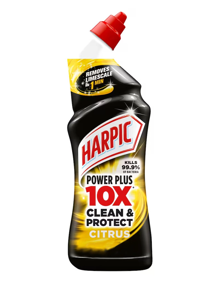 Harpic Gel curatat WC 680 ml Power Plus 10X Clean&Protect Lemon