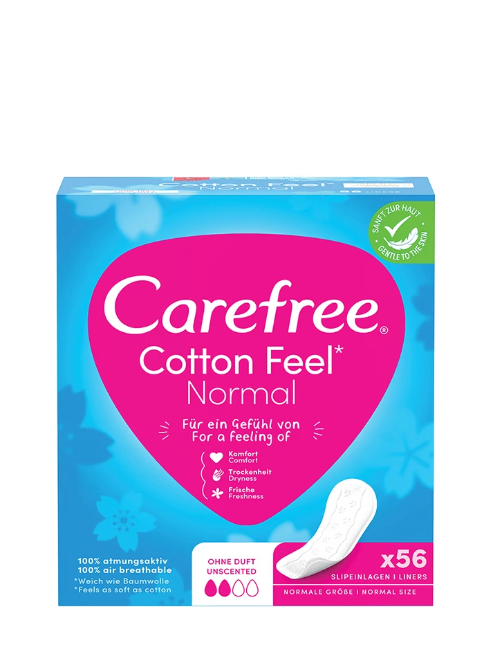 Carefree Absorbante zilnice 56 buc Normal Unscented