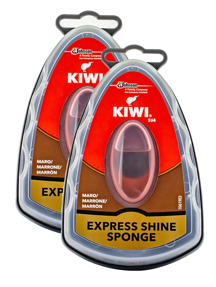 PROMO Kiwi Burete umed pentru lustruit pantofi 7 ml Maro 1+1 GRATIS