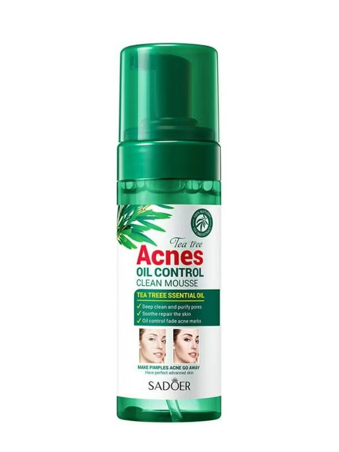 Sadoer Spuma pentru curatare faciala 150 g  Anti acnee cu arbore de ceai