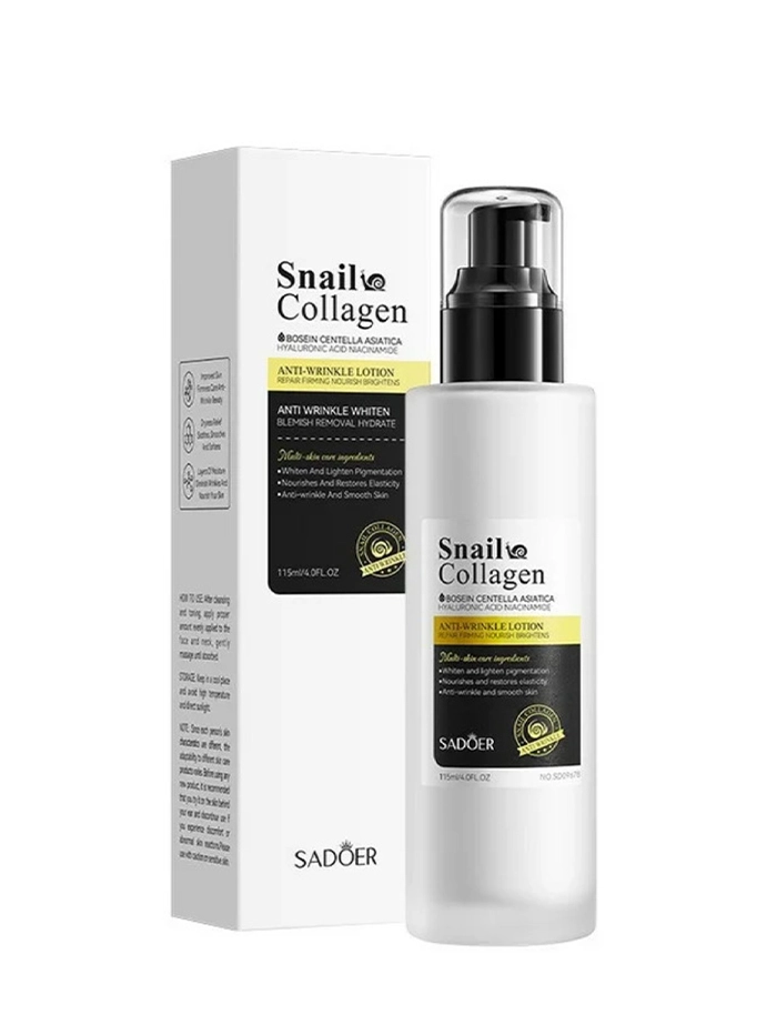 Sadoer Lotiune Antirid cu Saliva de Melc si Colagen 115 ml