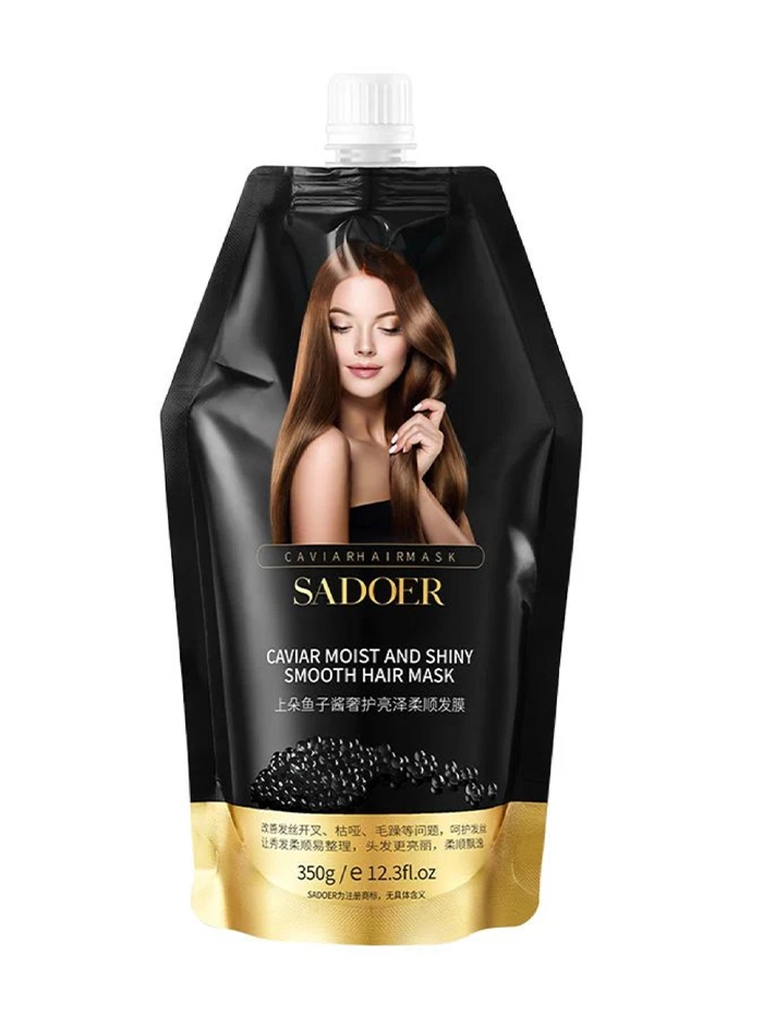 Sadoer Masca de par cu caviar 350 g Shiny and Smooth Hair