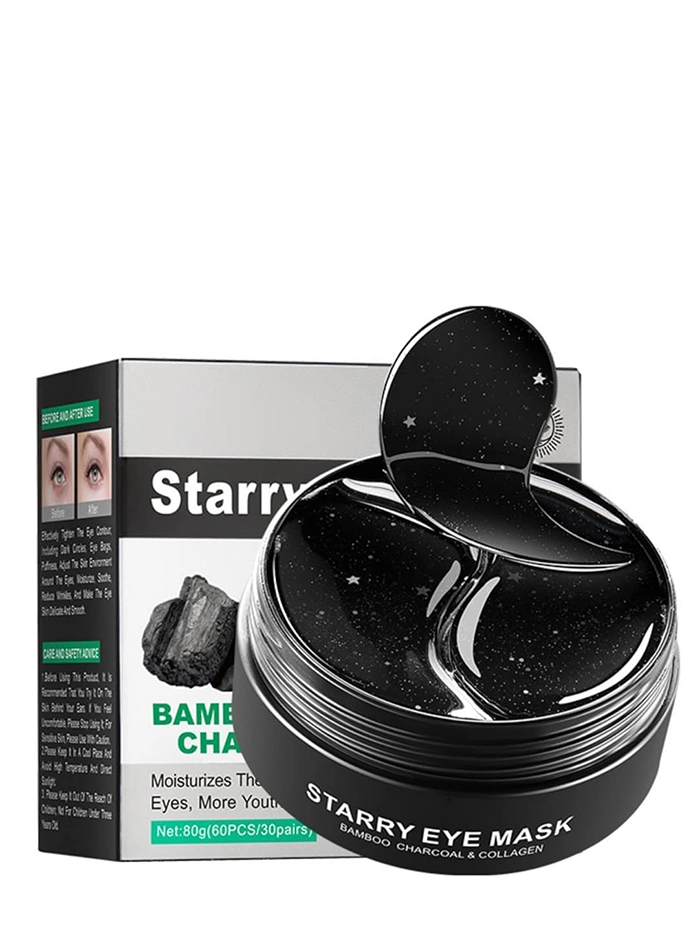 Sadoer Masca de ochi 80 g 30 perechi Bamboo Charcoal