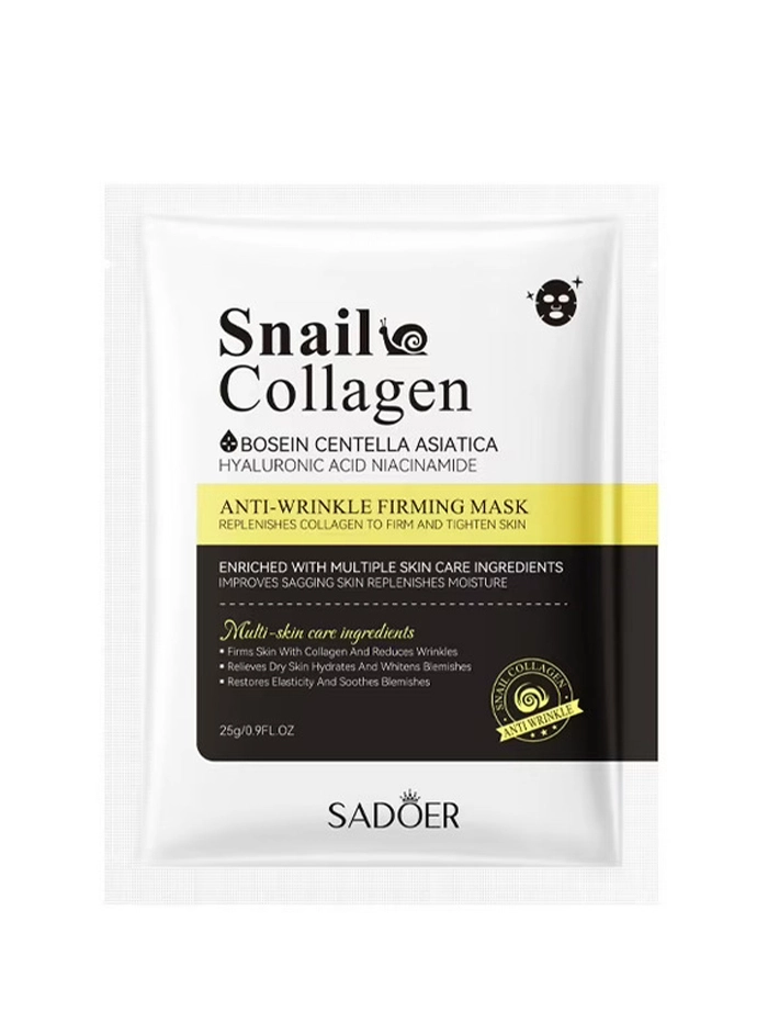 Sadoer Masca de fata antirid 25 ml Snail Collagen