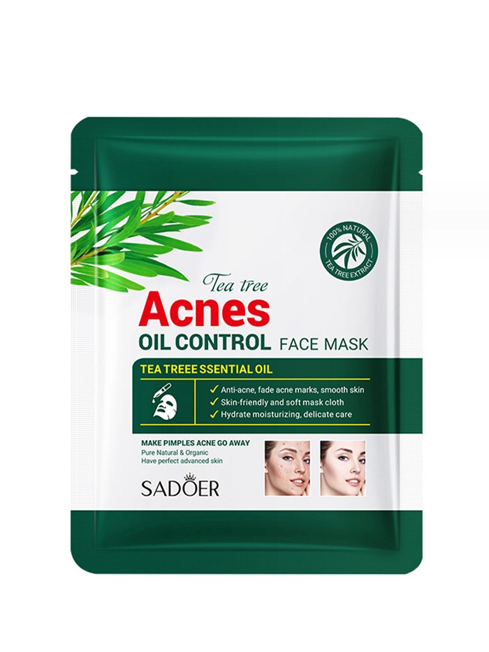 Sadoer Masca de fata Anti Acnee cu Arbore de ceai 25 g Oil Control