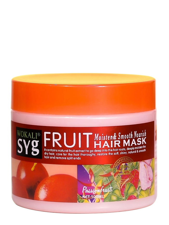 Wokali Masca de par 500 ml Passionfruit Moisten&Smooth Nourish