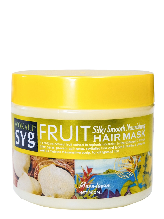 Wokali Masca de par 500 ml Macadamia Silky Smooth Nourishing