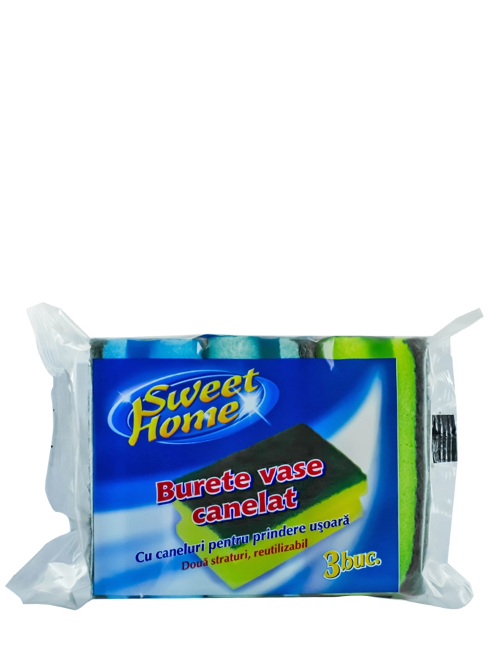 Sweet Home Burete de vase canelat 3 buc