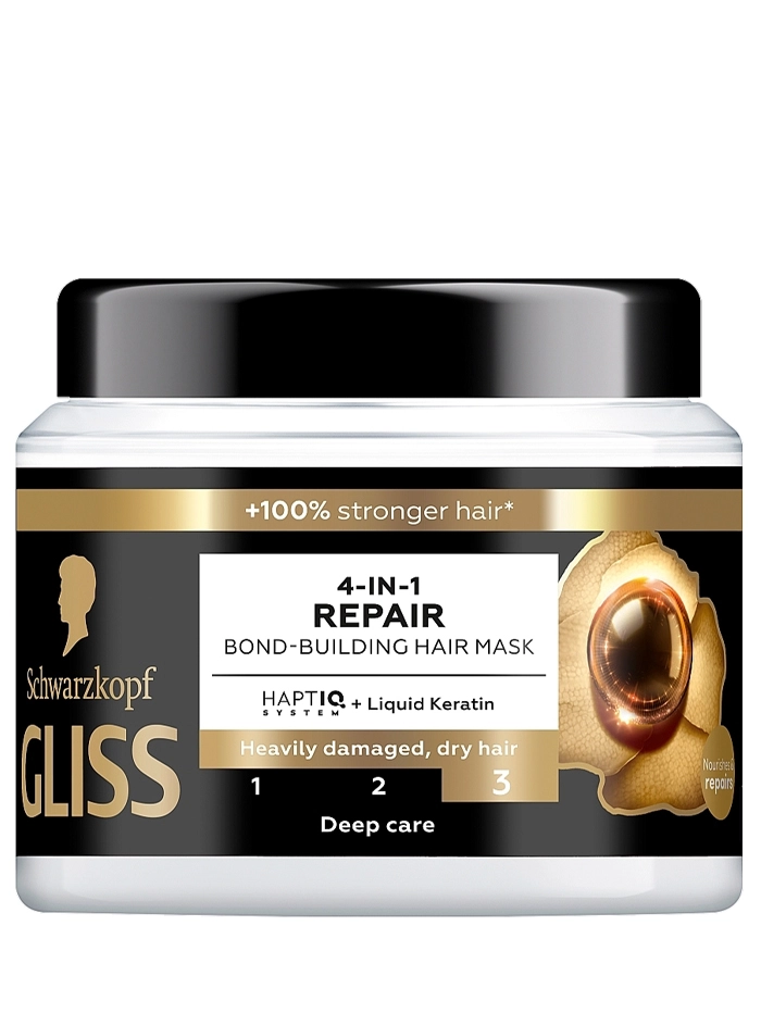 Gliss Masca de par 400 ml 4in1 Repair Heavily Damaged,Dry Hair