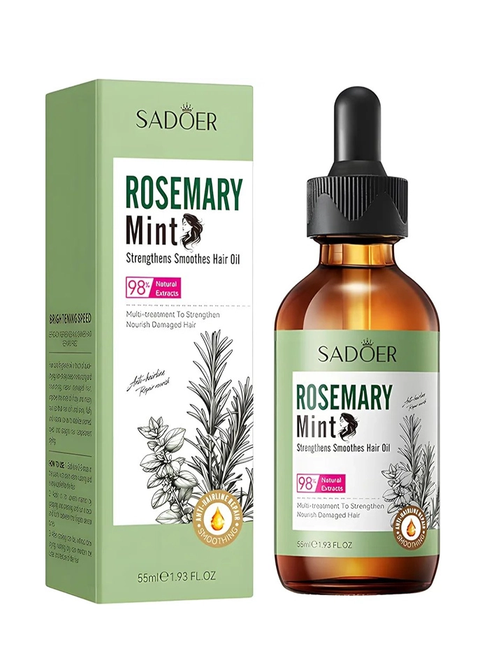 Sadoer Ulei de par 50 ml Rosemary Mint Strenghtens Smoothes