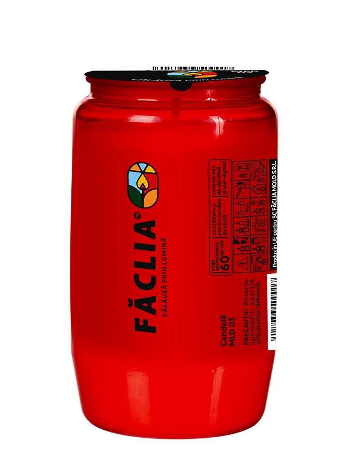 Faclia Candela plastic cu ulei 150 g MLD 03