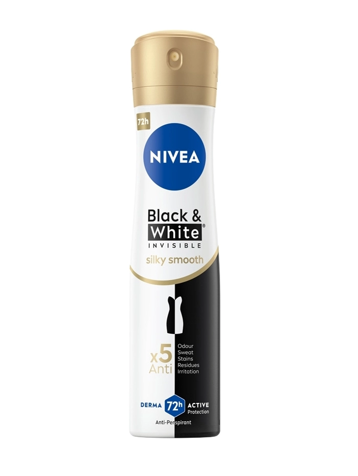 Nivea Spray deodorant femei 200 ml Invisible Black&White Silky Smooth