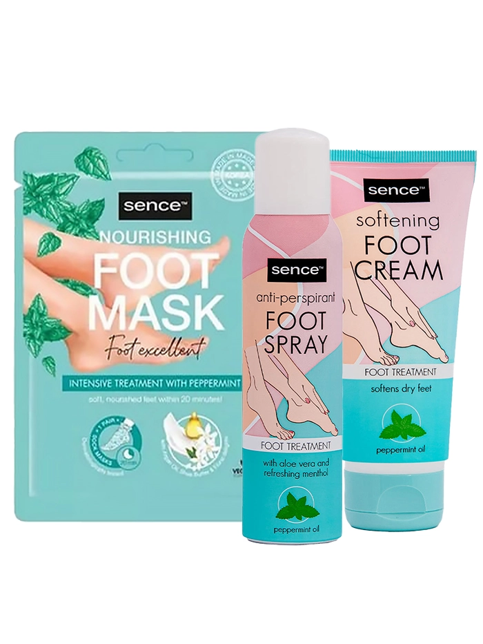 Pachet Sence Beauty pentru ingrijirea picioarelor 3 produse