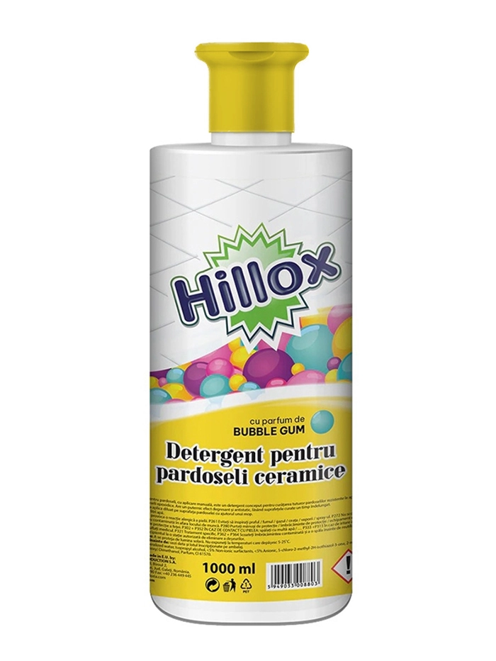 Hillox Detergent Pardoseli 1L Ceramice Bubble Gum
