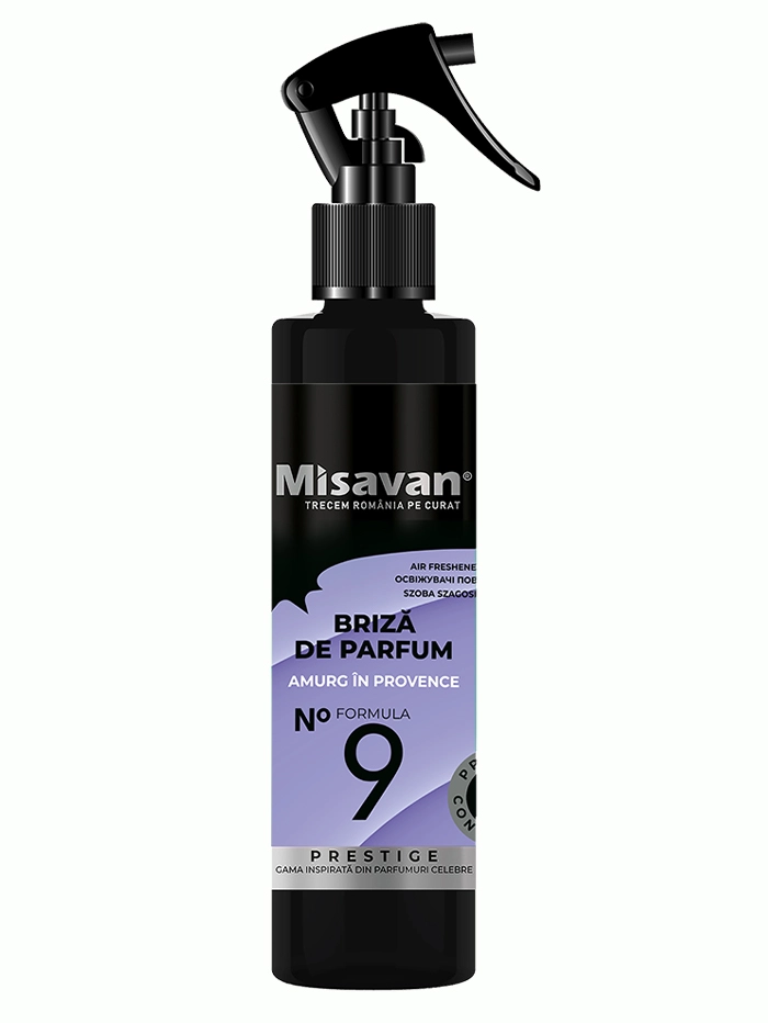 Misavan Spray odorizant camera 200 ml No.9 Amurg in Provence (Briza de parfum)
