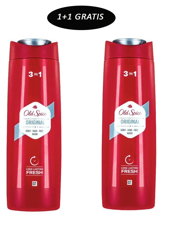 Promo Old Spice Gel de dus 400 ml Original 1+1 GRATIS