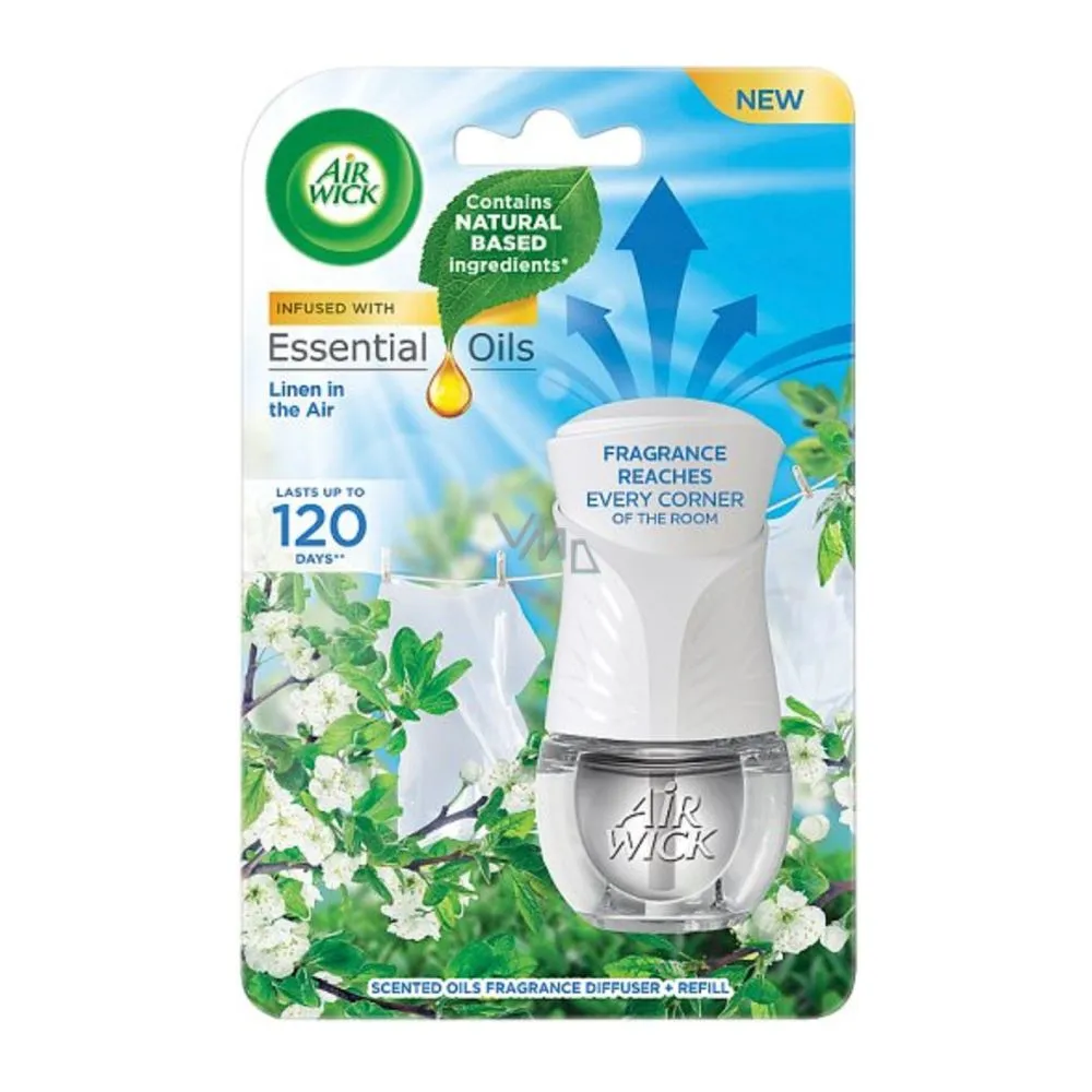 Airwick Aparat Odorizant priza+rezerva 19 ml Linen in the Air