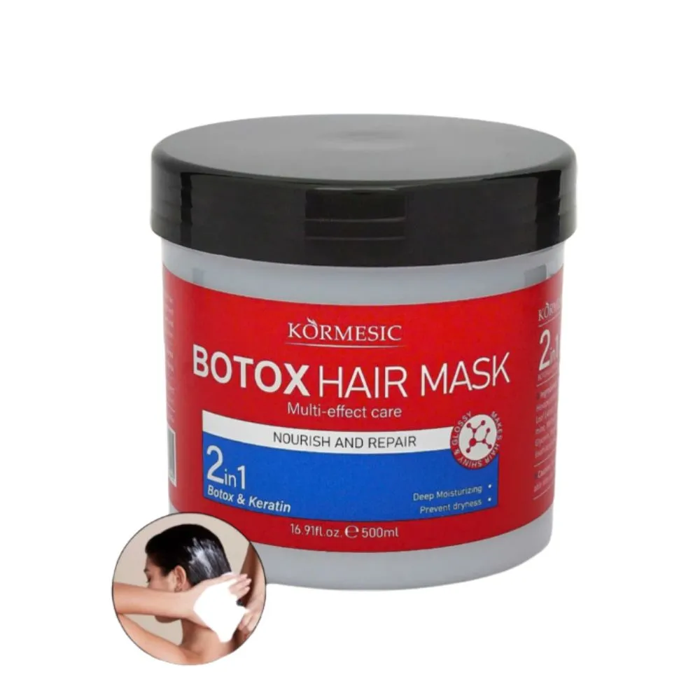 Kormesic Masca de par cu Botox si Keratina 500 ml 2IN1 Nourish and Repair KMC65445