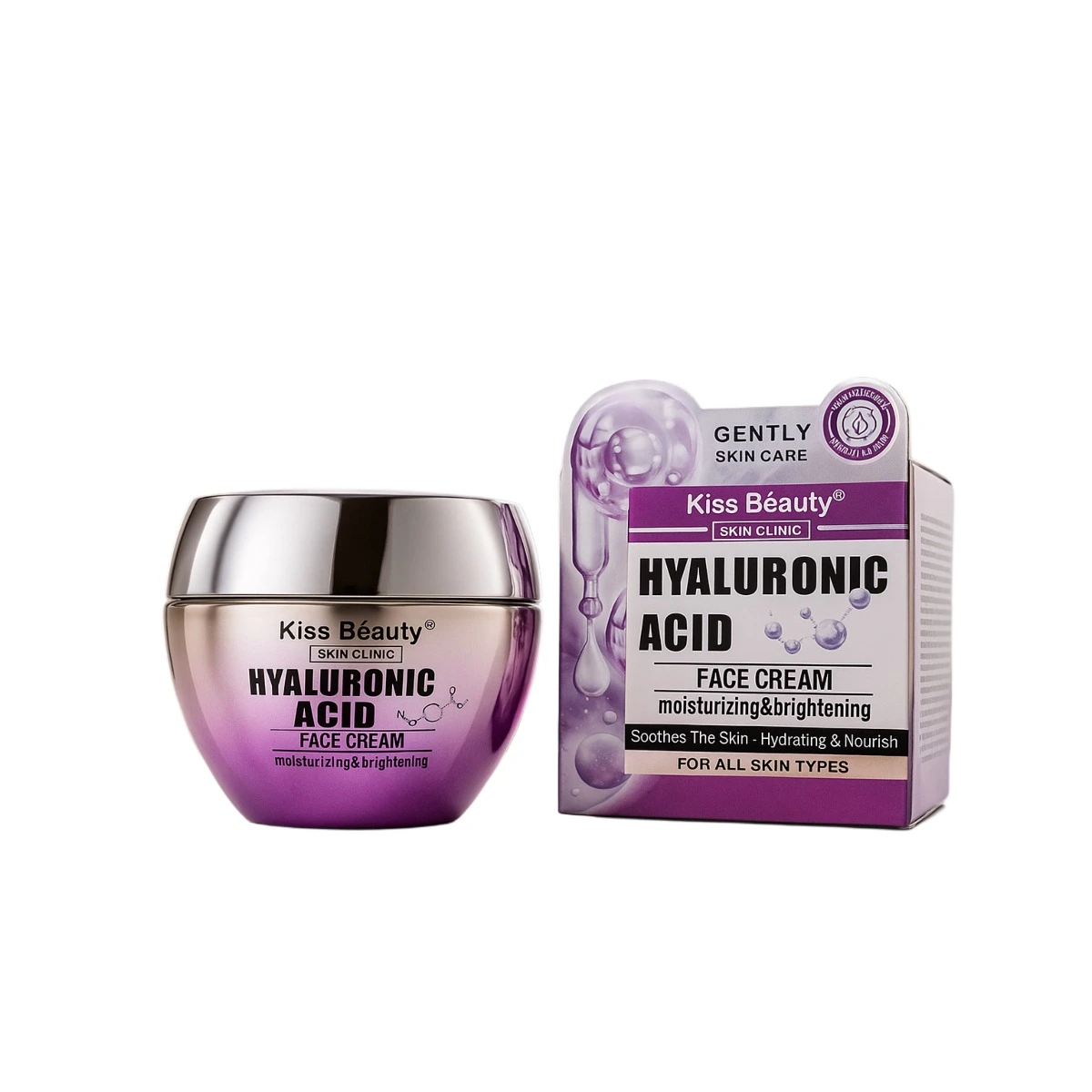 Kiss Beauty Crema de fata cu acid hialuronic 50 ml No.1366-07B