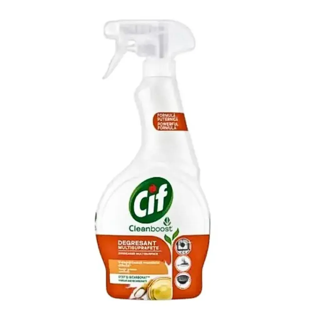 Cif Degresant Multisuprafete 500 ml Otet si Bicarbonat Cleanboost