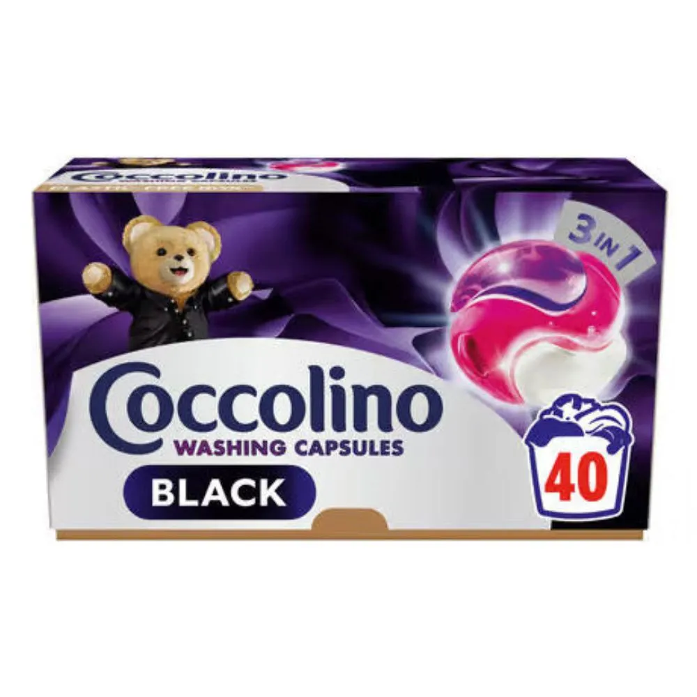 Coccolino Detergent Capsule 40 buc 3in1 Black