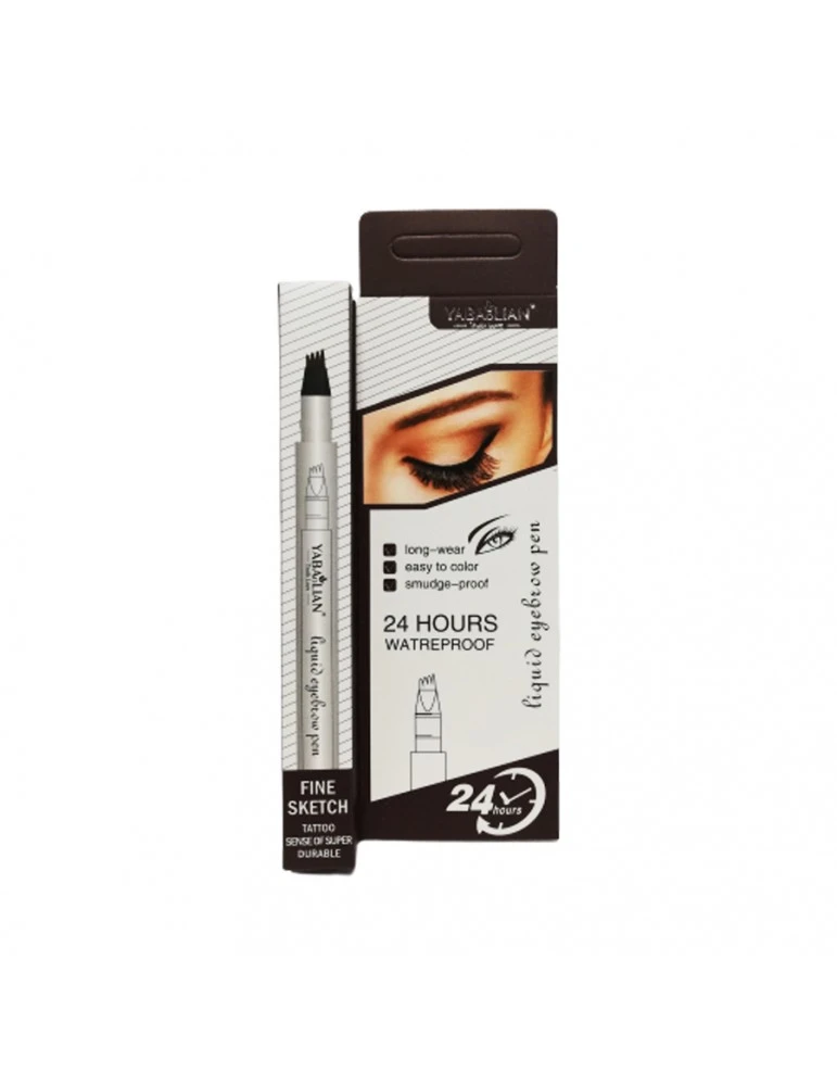 Yabaolian Creion Lichid Pentru Sprancene Rezistent la Apa 1.2 ml Brown