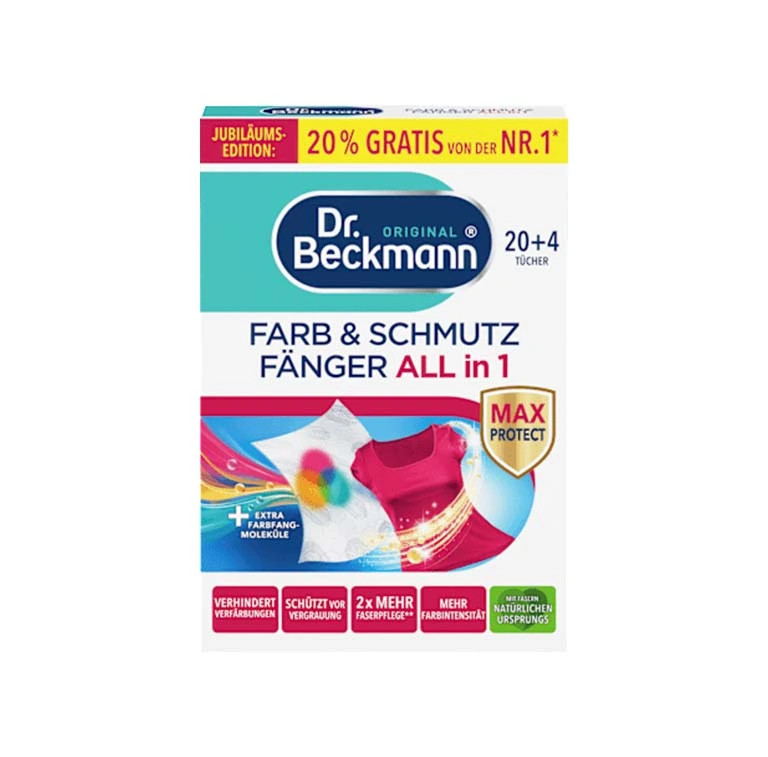 Dr. Beckmann Servetele captatoare de culoare&murdarie 24 buc
