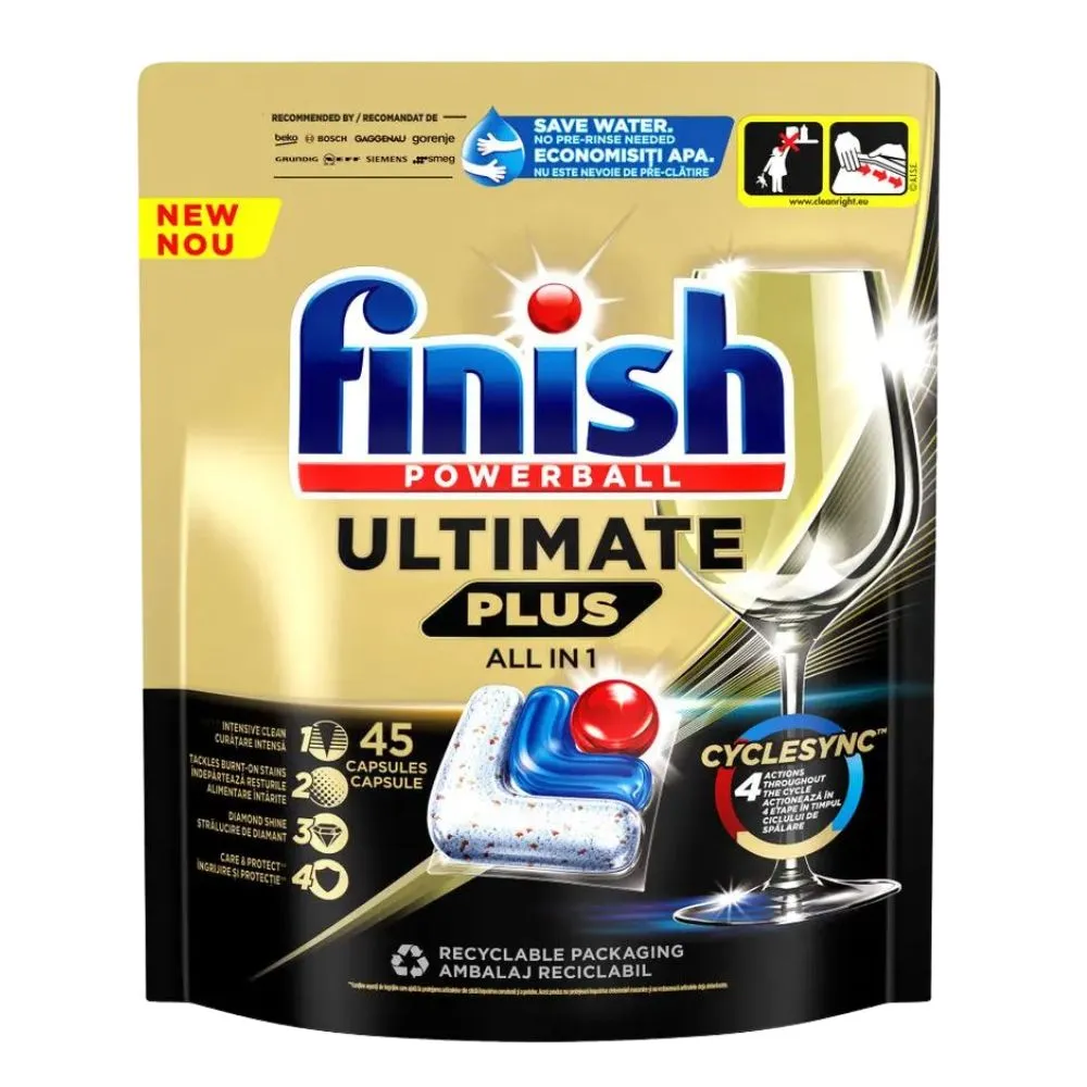 Finish Tablete pentru masina de spalat vase 36 buc Ultimate Plus Fresh