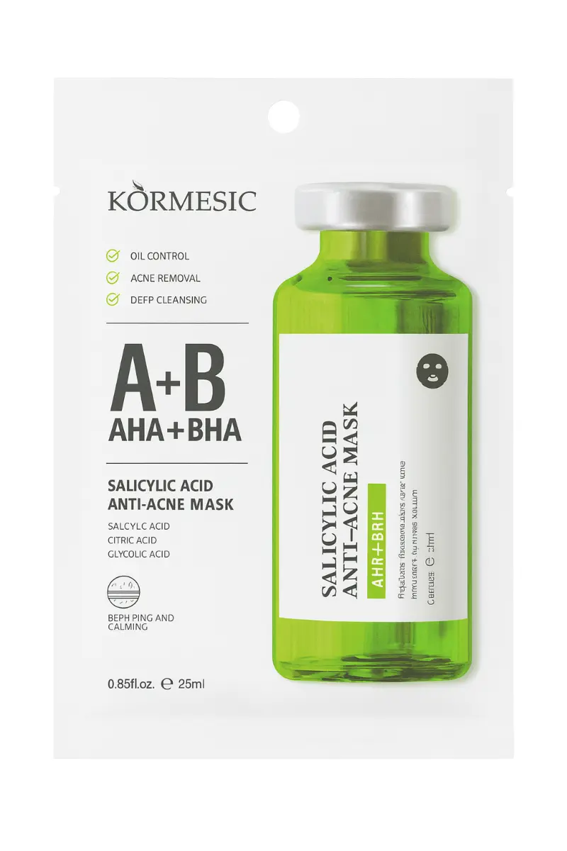 Kormesic Masca de fata anti-acnee cu acid salicilic 25 ml A+B Salicylic Acid