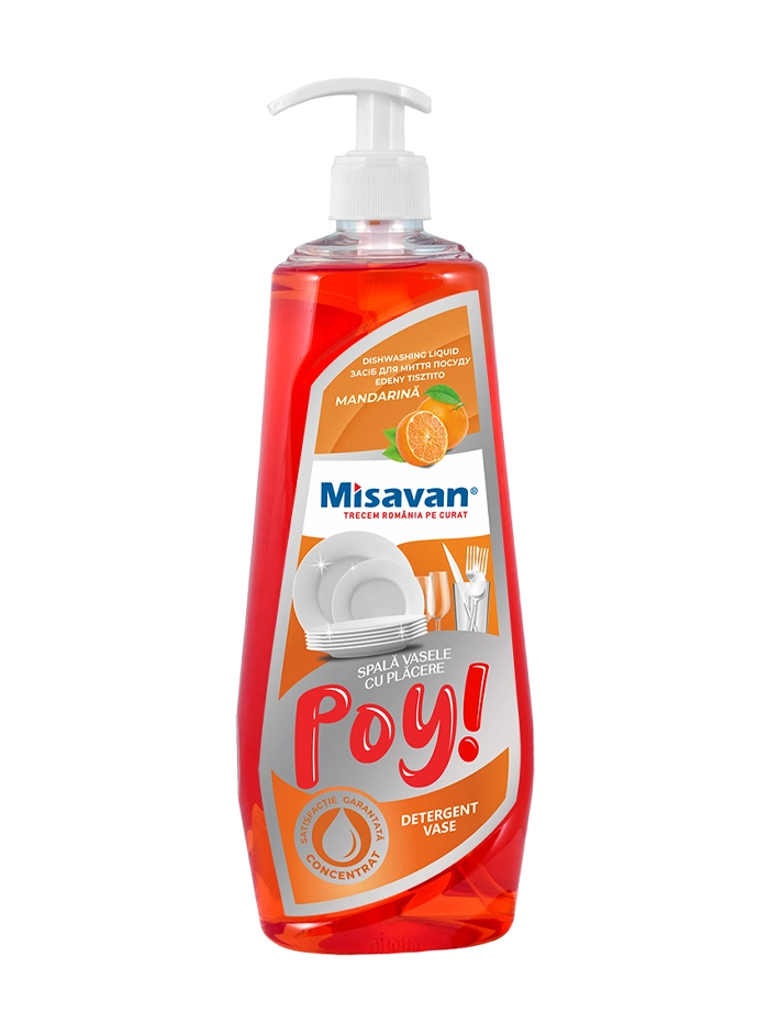 Misavan Poy Detergent pentru vase cu pompa 750 ml Mandarina