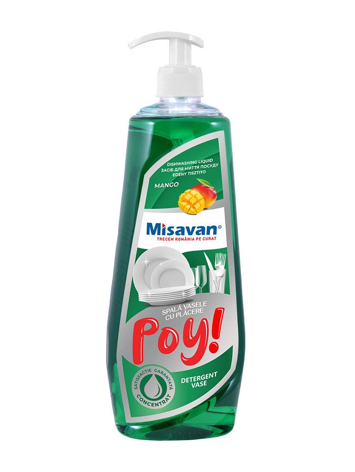 Misavan Poy Detergent pentru vase cu pompa 750 ml Mango