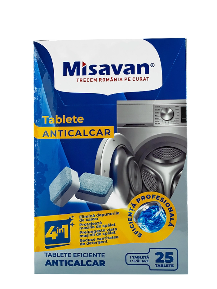 Misavan Tablete anticalcar 25 buc 4in1